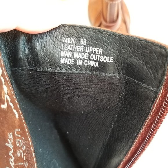 CLARKS ARTISAN COLLECTION LEATHER UPPER BOOTS SIZE 6B - Picture 7 of 11